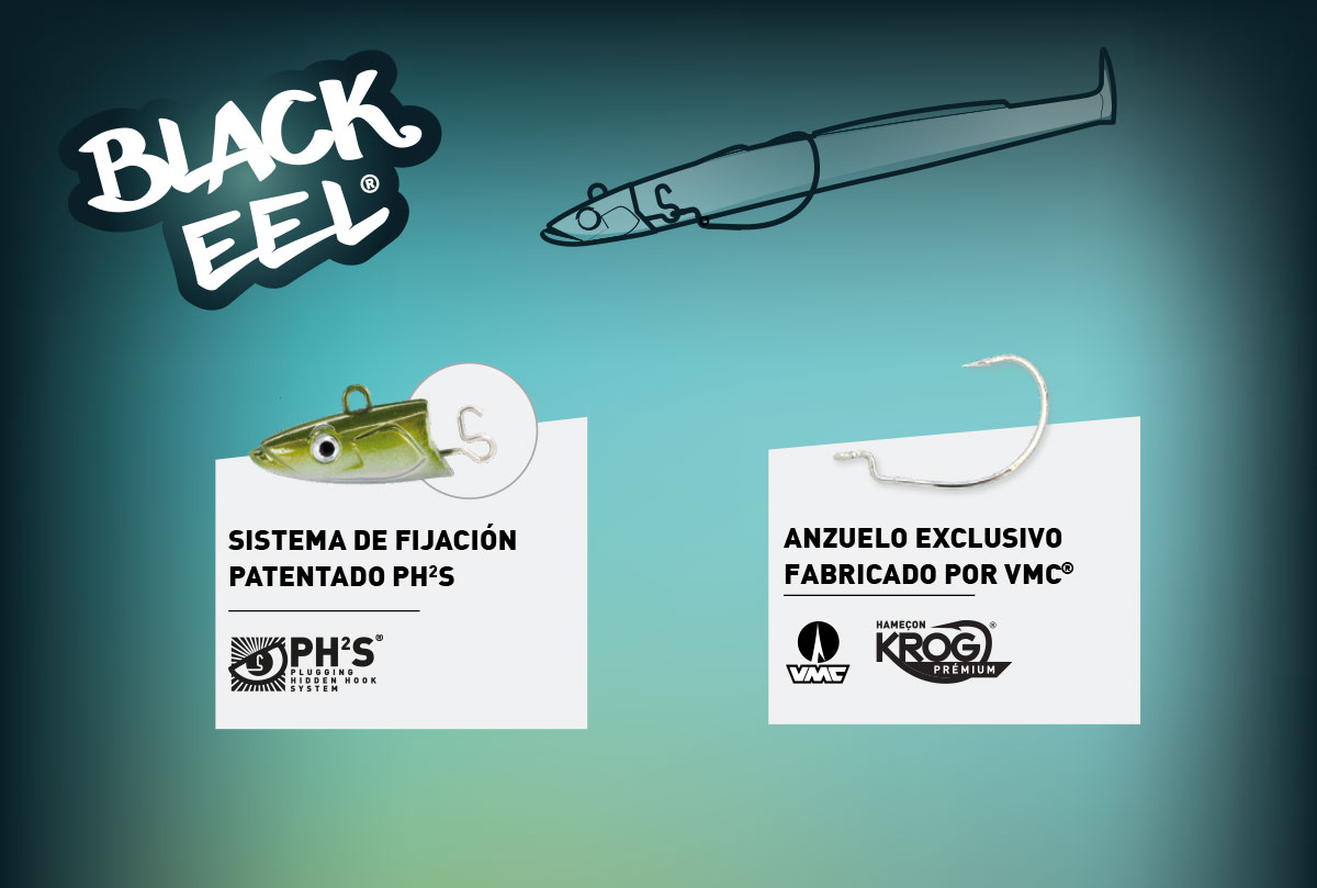 Black Eel de Fiiish: la clave es la velocidad, un señuelo para pescar peces  selectivos. 