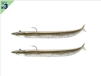 Crazy Sand Eel 150 - Doble Combo - Offshore - 20g - Khaki Strike