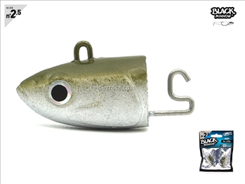 Black Minnow 105 - 2 Deep Jighead - 26g - Khaki