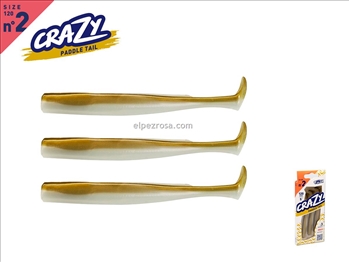 Crazy Paddle Tail 120 - 3 cuerpos - Gold