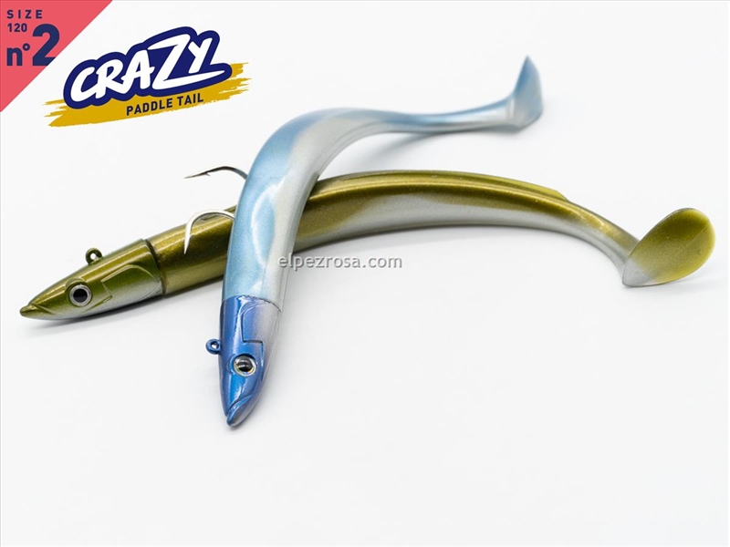 Crazy Paddle Tail 120 - Fiiish