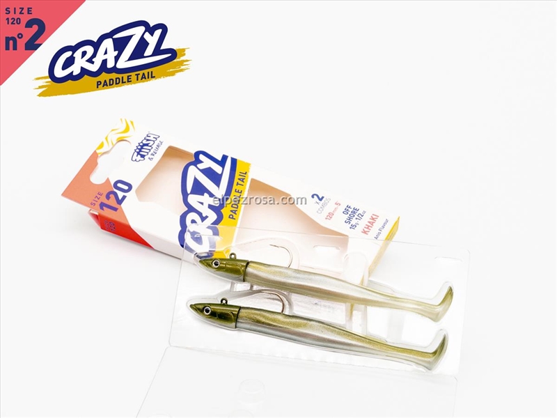 Crazy Paddle Tail 120 - Fiiish