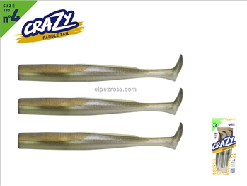 Crazy Paddle Tail 180 - 3 cuerpos - Khaki