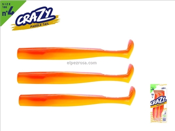 Crazy Paddle Tail 180 - 3 cuerpos - Mango Juice