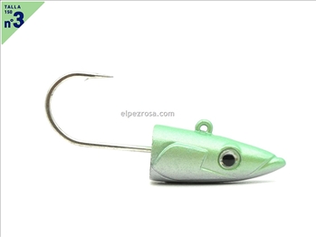 Crazy Sand Eel 150 - 2 Off Shore jig head - 20g - Pearl Green