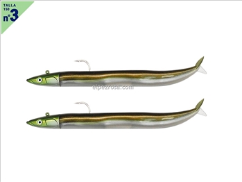 Crazy Sand Eel 150 - Doble Combo - Off Shore - 20g - Khaki