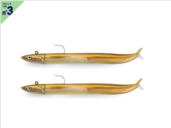 Crazy Sand Eel 150 - Doble Combo - Offshore - 20g - Gold