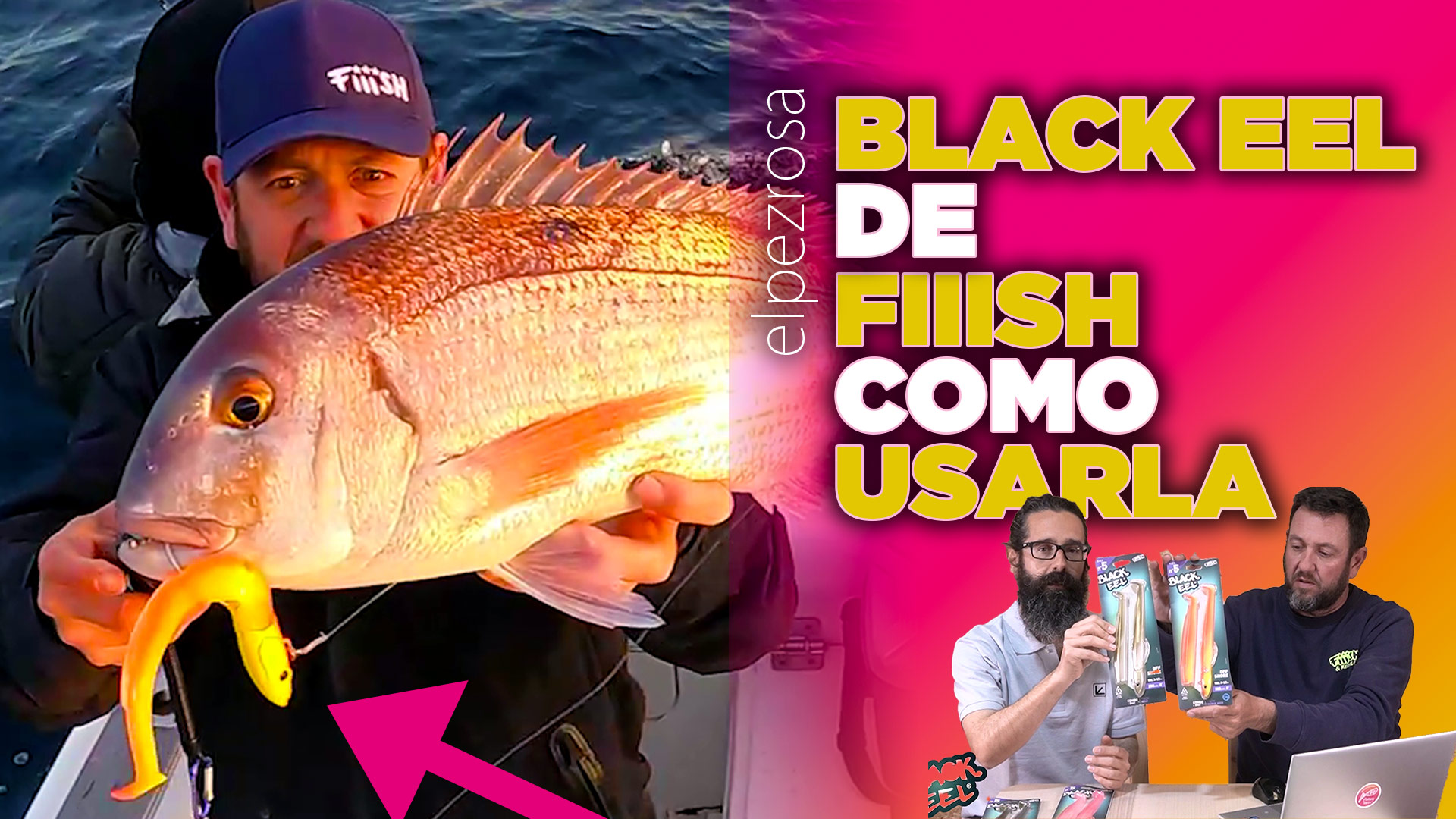 Black Eel de Fiiish: la clave es la velocidad, un señuelo para pescar peces  selectivos. 