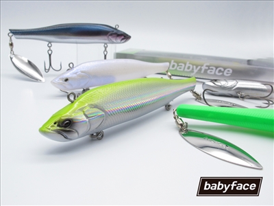 Babyface SM135-S: jerkbait con pala trasera para la pesca del Lucio