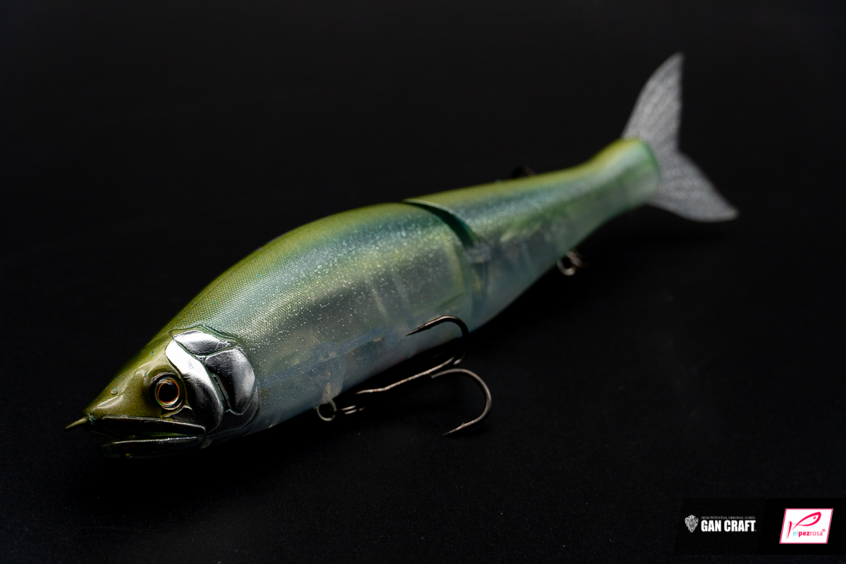 Transmisor de fishskull para el lucio y depredadores-Tigre Blanco Verde 
