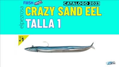Crazy Sand Eel 100: Novedades 2023 - Colores y Combos