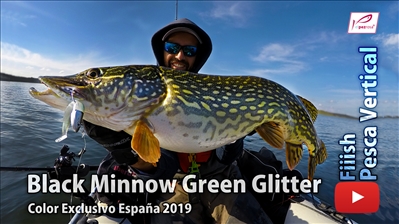 Black Minnow color Green Glitter: Nueva llegada y Video pescando en Extremadura.