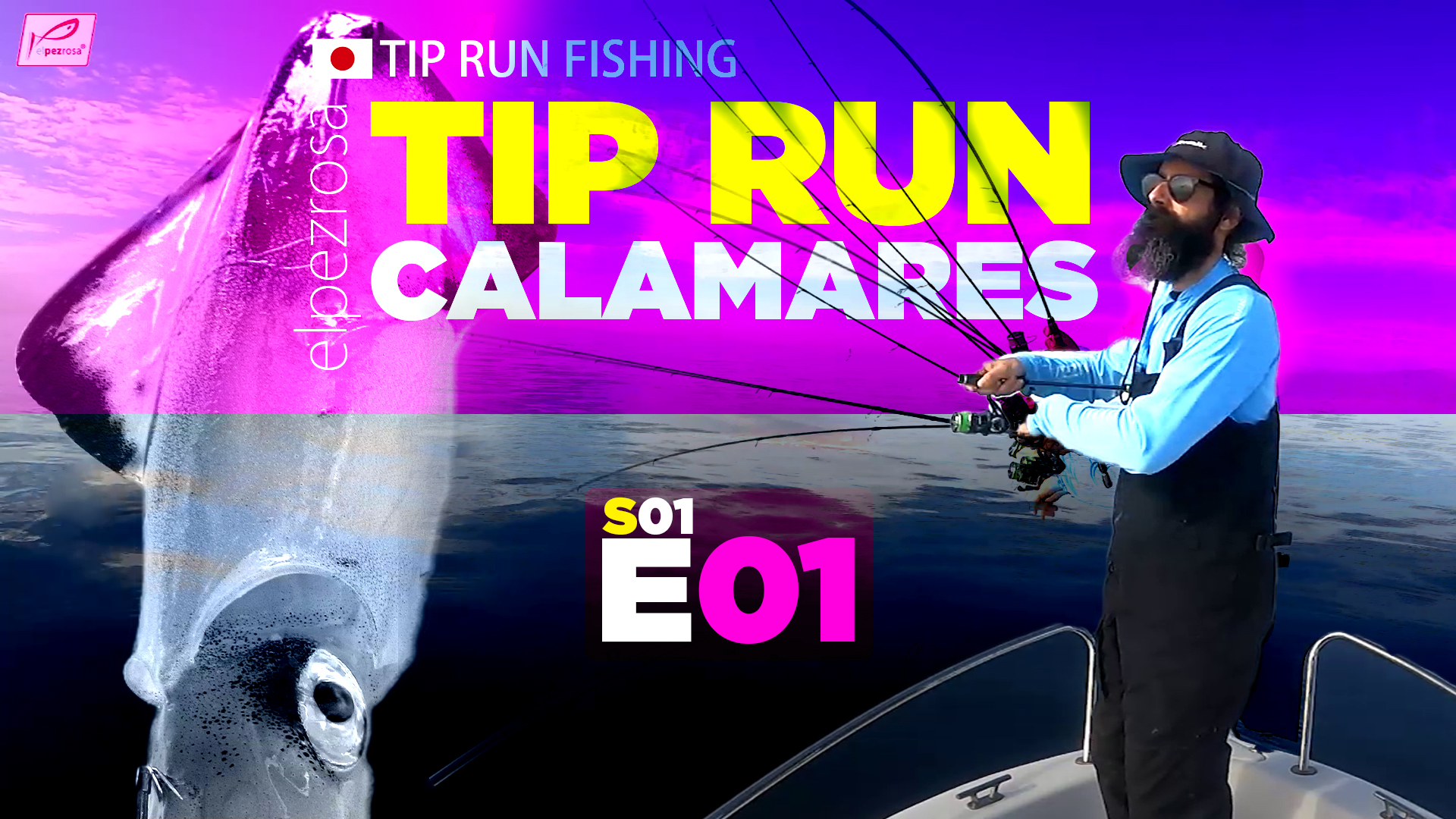 Video | Serie E01 Como pescar calamares a TIP RUN | Introduccion y tipos de señuelos