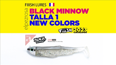 Novedades 2023 del Black Minnow Talla 1 - Colores y cabezas