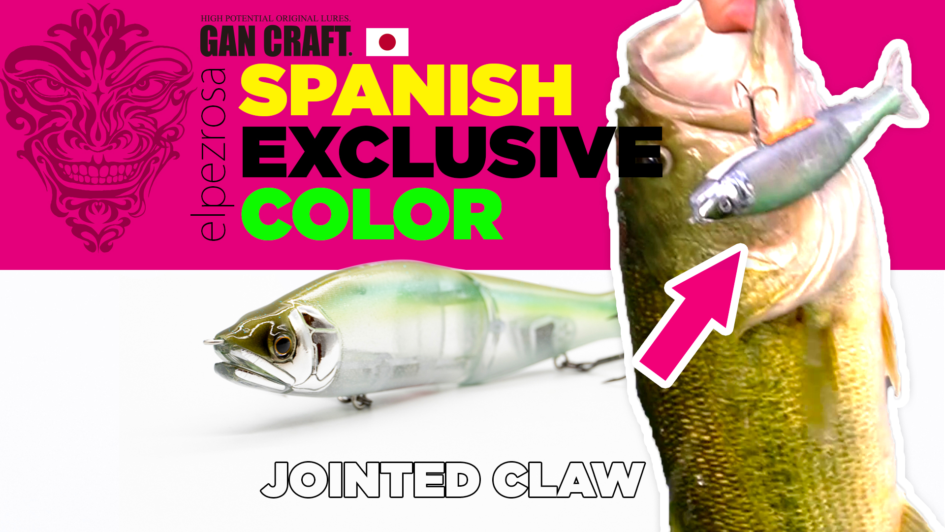 Video | Pescando Black Bass con el JOINTED CLAW Green Glitter Spain