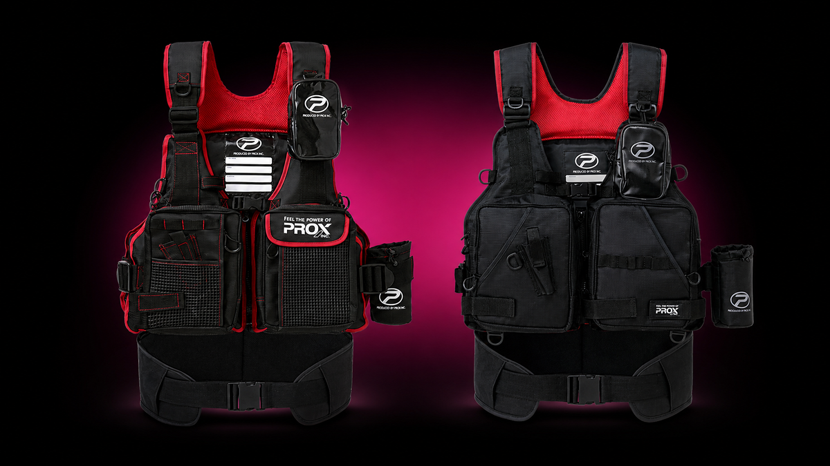 Prox Floating Game Vest - los modelos PX399 y PX313 vistos de frente