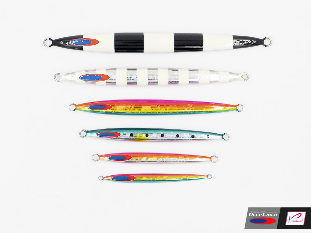 Deep Liner Spy-N: gama de pesos de 30 a 300 g en sus cinco colores
